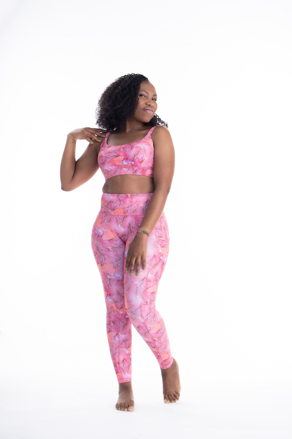 Leggings - Warrior Guava