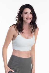 Sports Bra - Inline Celery Solid