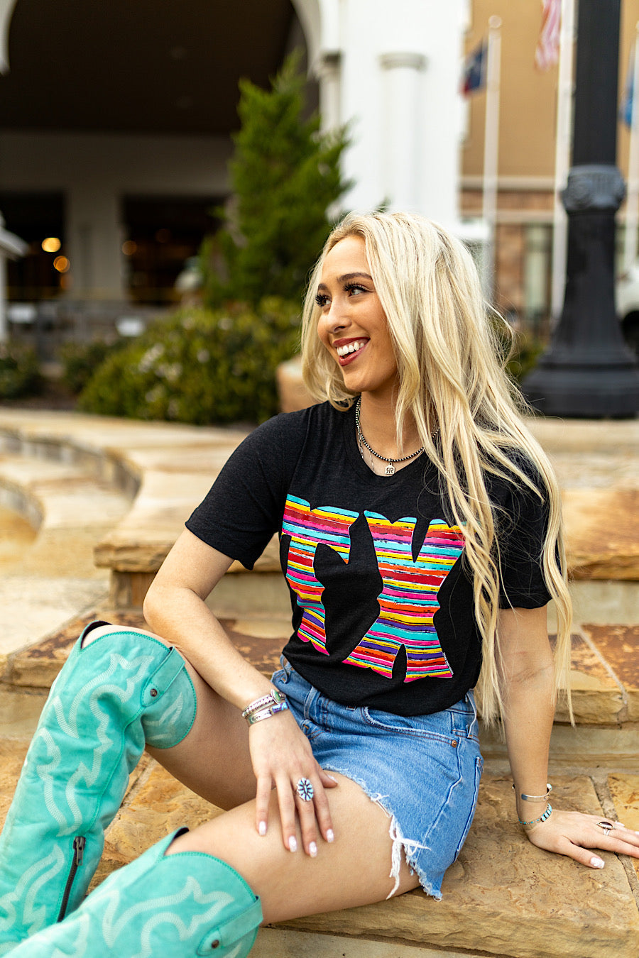 Barbara's Serape TX Tee