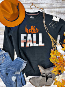 Sync Logic Hello Fall Applique Sweatshirt