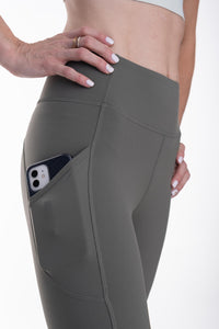 Leggings - Warrior Olive Mid Green