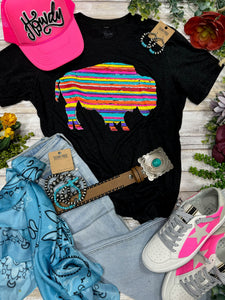 Serape Buffalo Tee