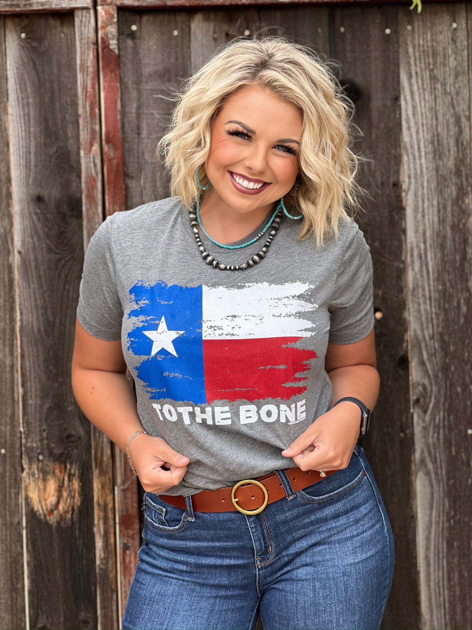 To the Bone Texas Tee