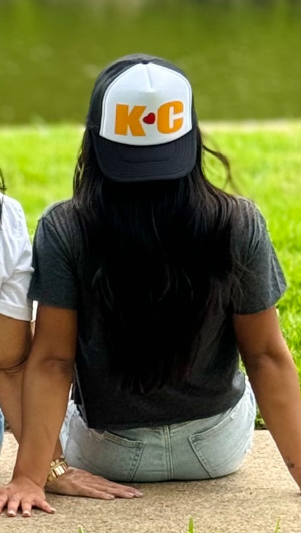 KC Heart on Trucker Cap by Randi Mahomes