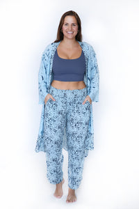 Pants - Amber Smock Pants Breeze Blue