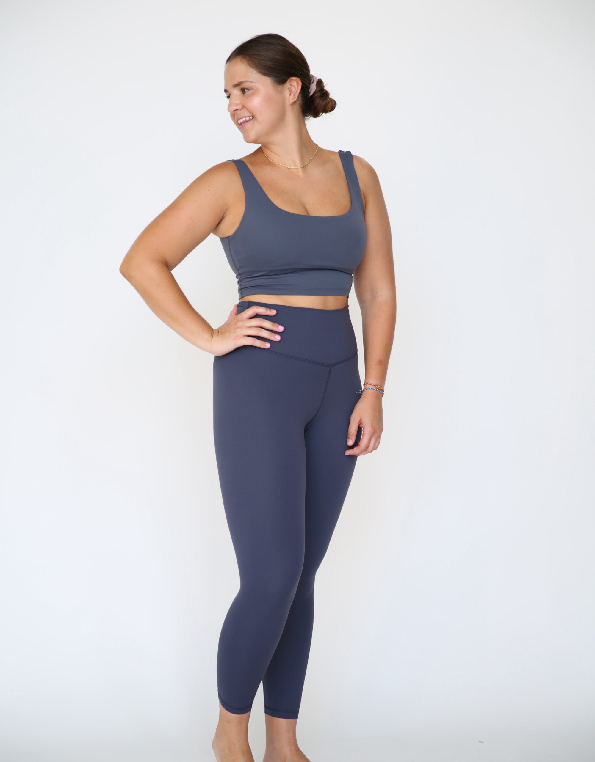 Leggings - Elite (solids) Mid Blue