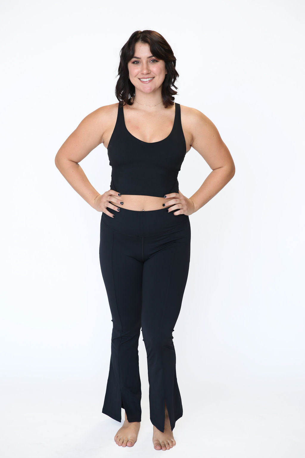 Pants - Strut Flare Active Black