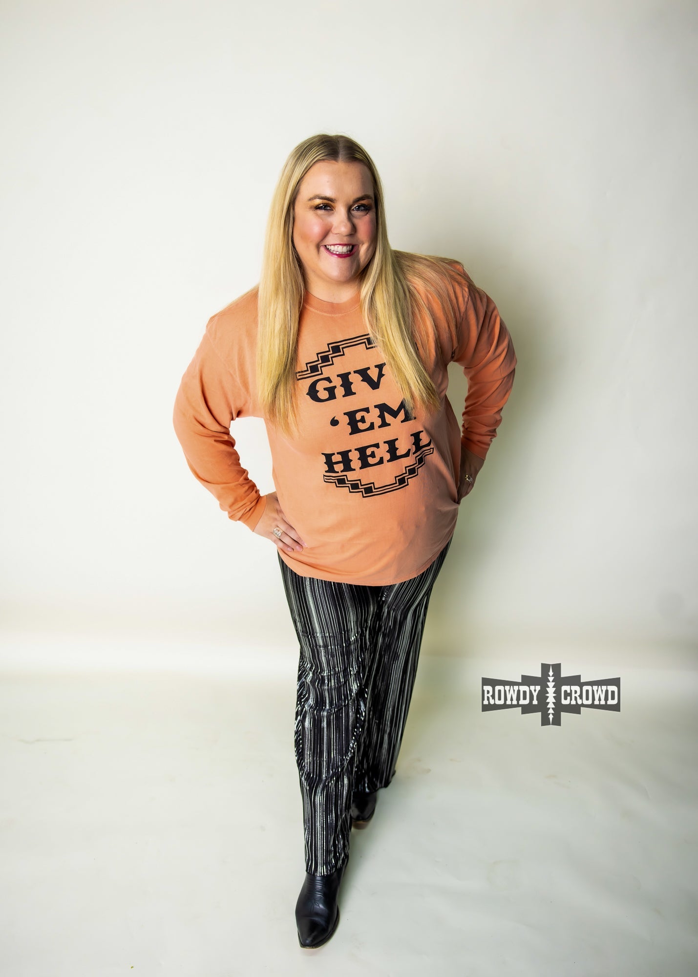 Give 'Em Hell Long Sleeve Tee
