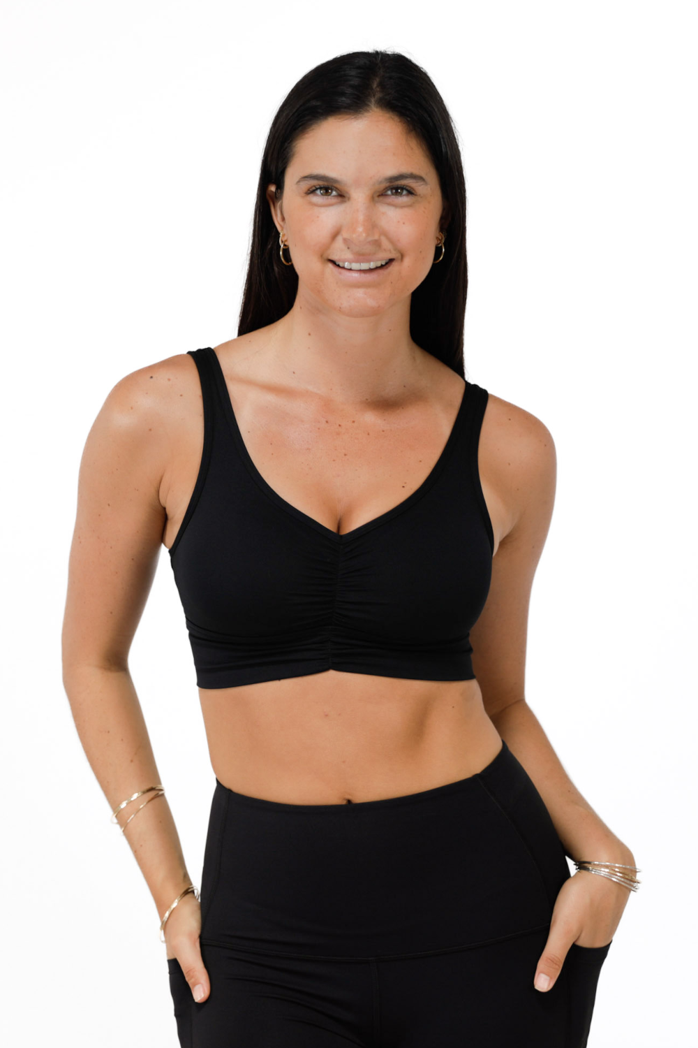 Sports Bra - Hugs Black