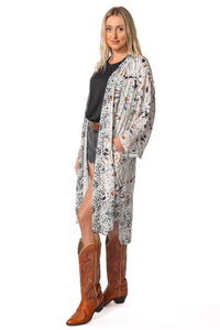 Kimono - Tatiana Long Mid Calf