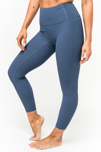 Leggings - Level Up (ribbed) Ink Blue