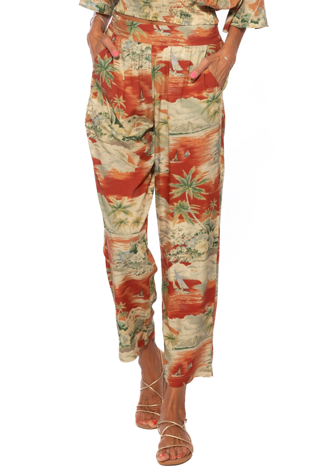 Pants - Paula Bahama Coral