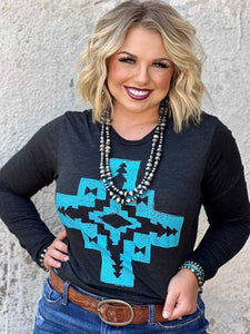 Isabell Aztec with turquoise