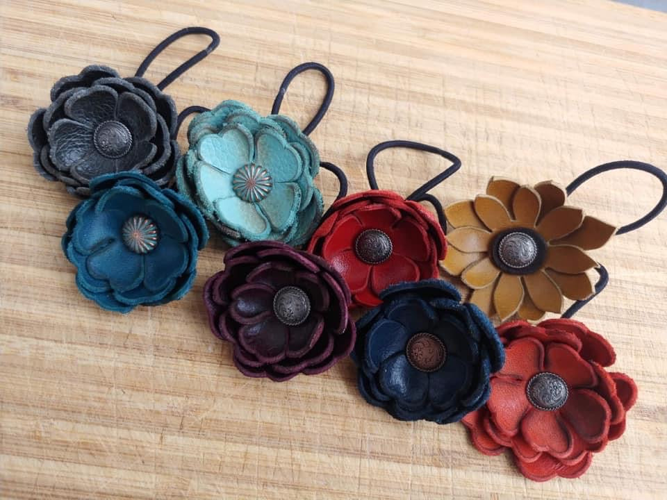 Hand made hair ties